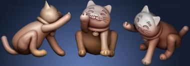 3D model Fu Cat (STL)